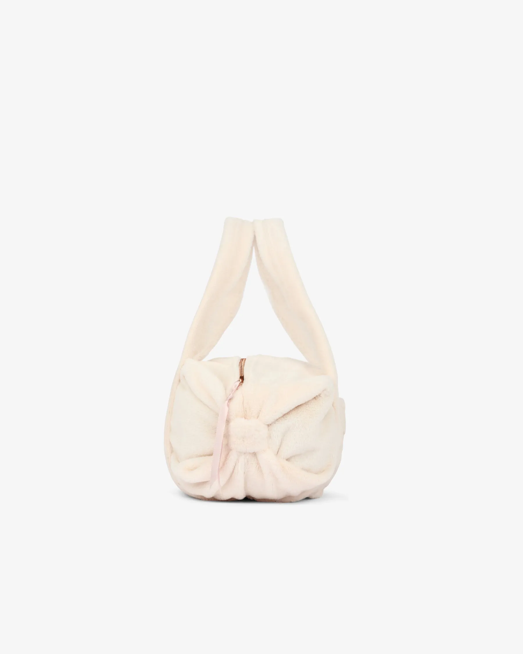 FAUX FUR DUFFEL BAG SIZE S