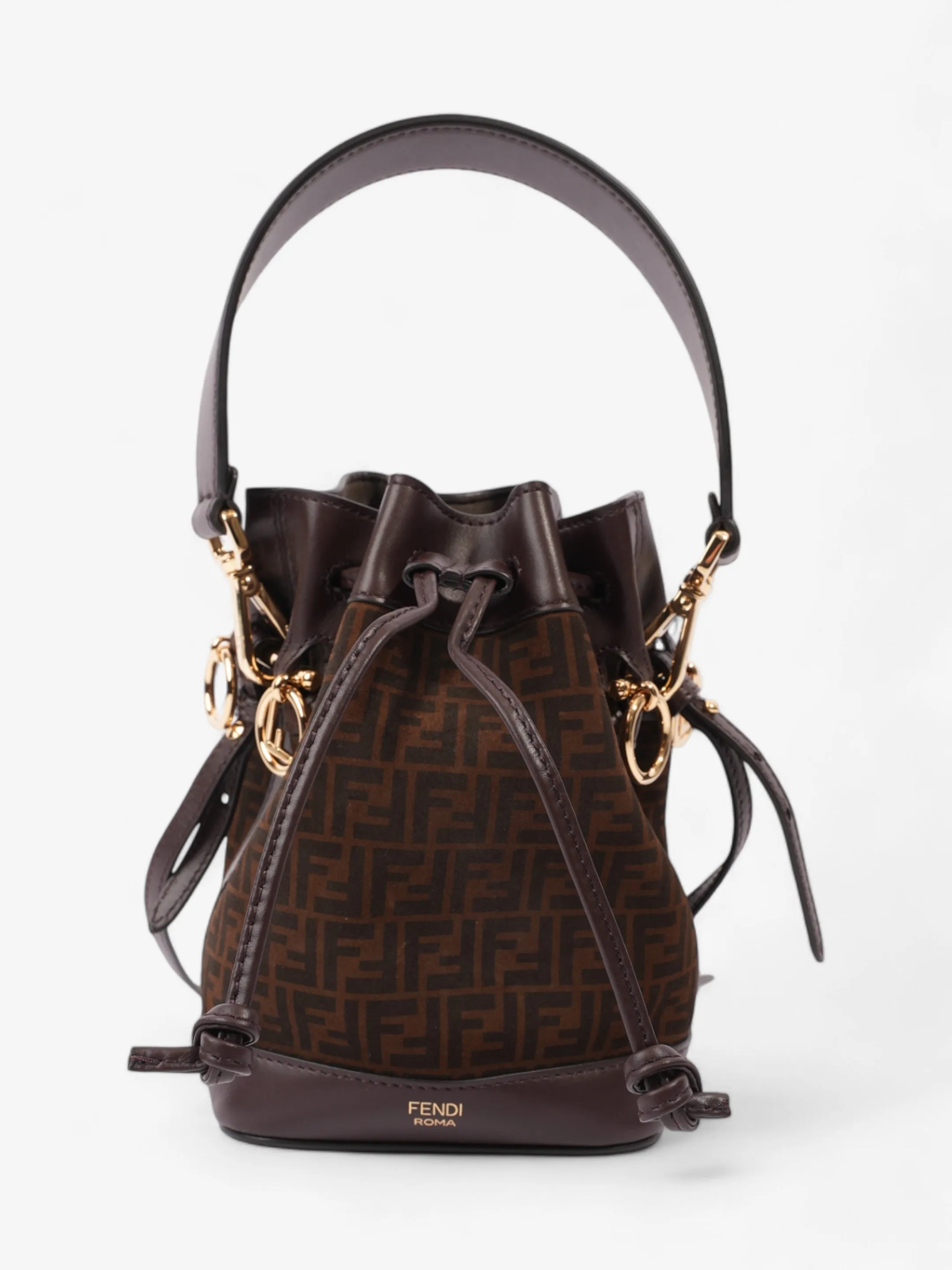 Fendi Mon Tresor Brown / Tobacco Calfskin Leather Mini
