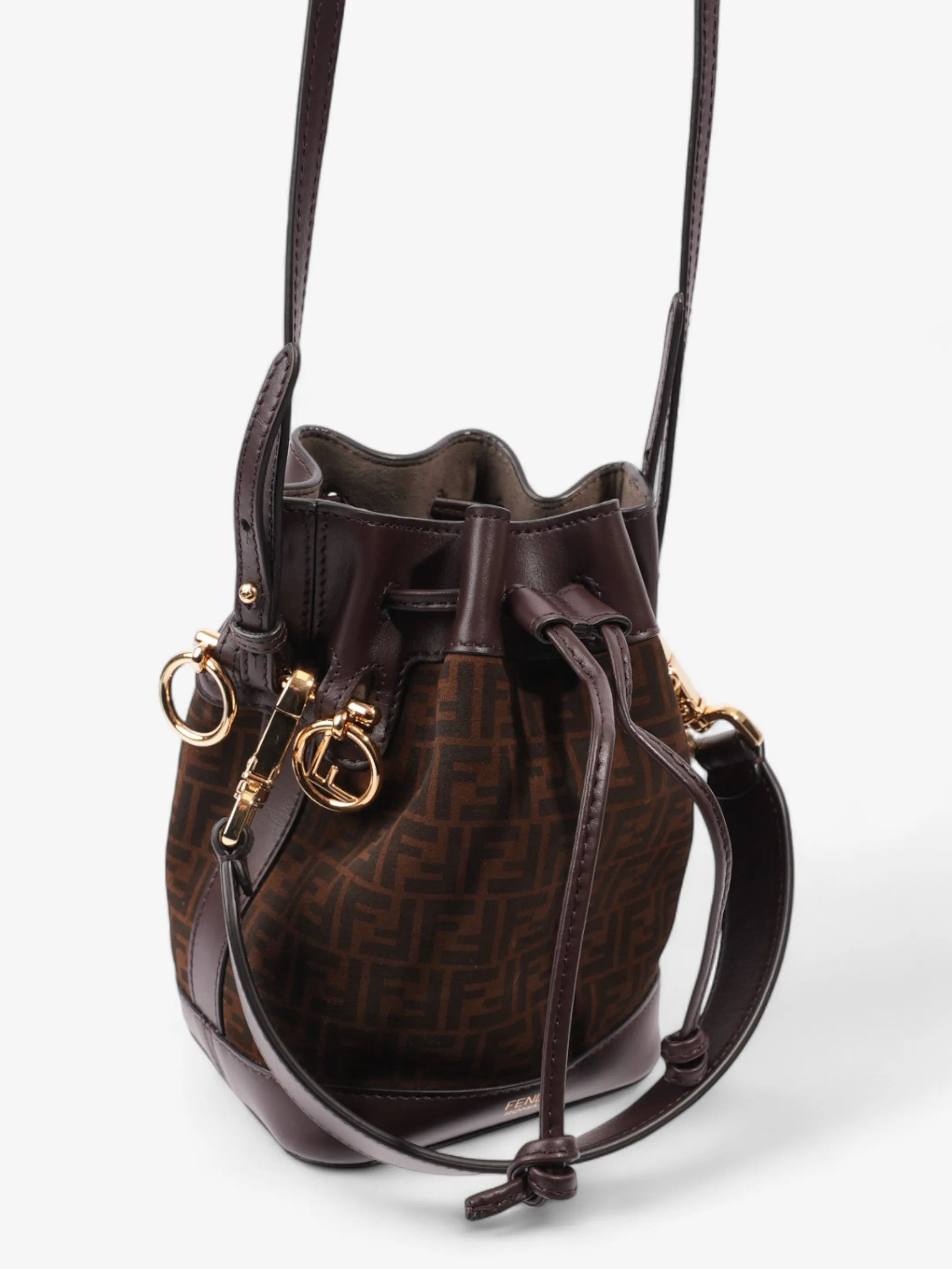 Fendi Mon Tresor Brown / Tobacco Calfskin Leather Mini