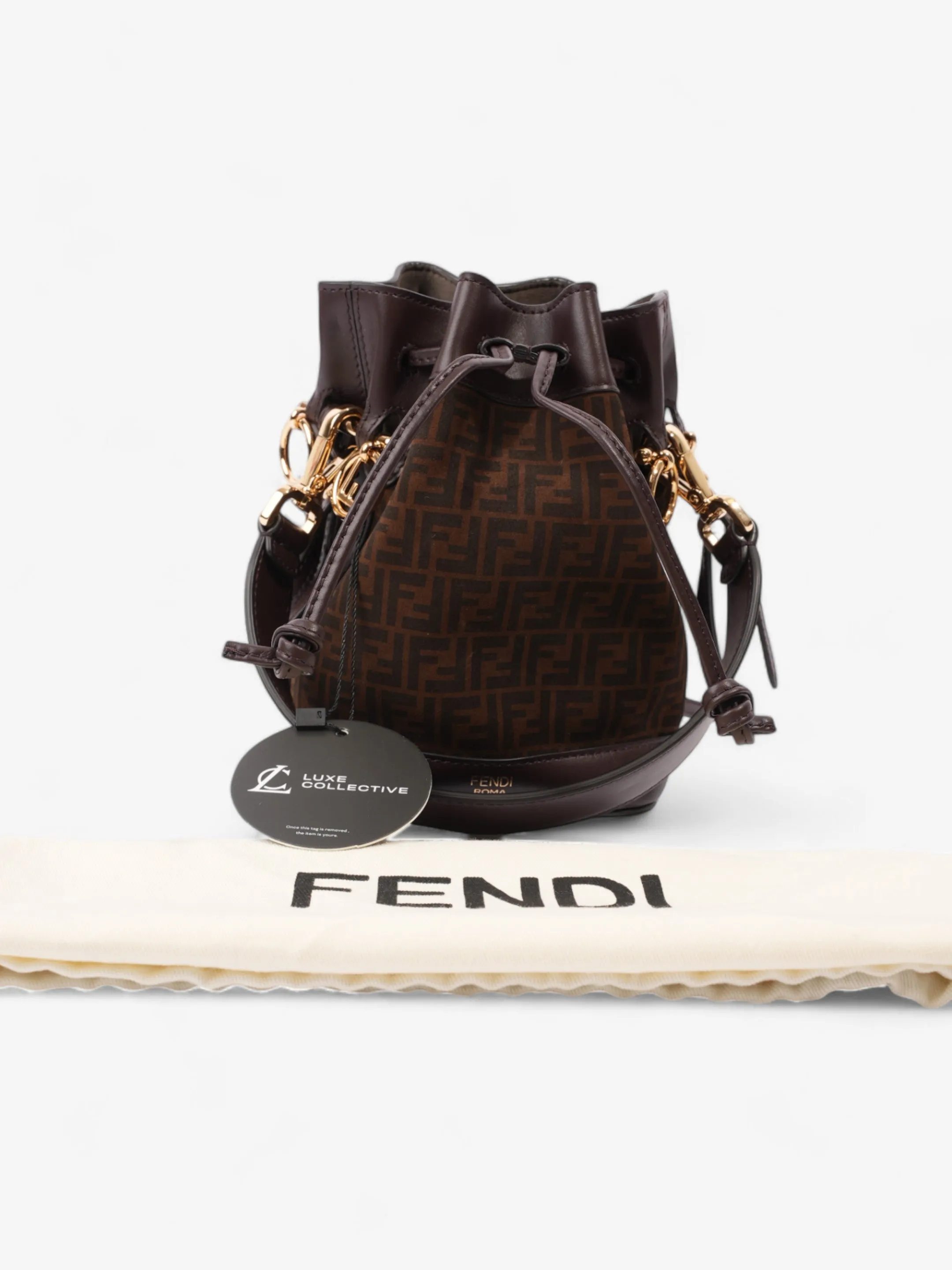 Fendi Mon Tresor Brown / Tobacco Calfskin Leather Mini