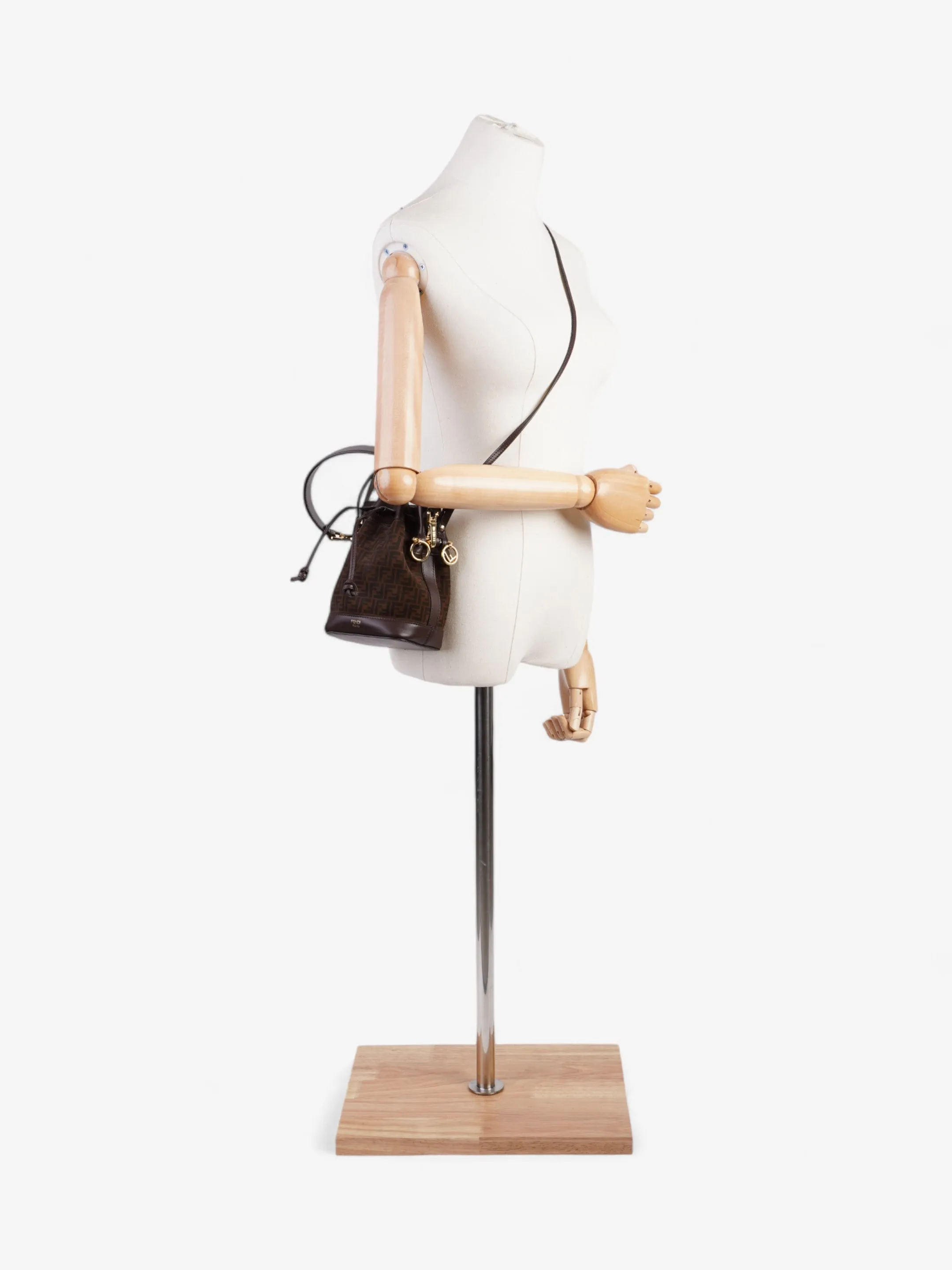 Fendi Mon Tresor Brown / Tobacco Calfskin Leather Mini