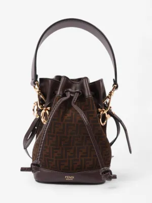 Fendi Mon Tresor Brown / Tobacco Calfskin Leather Mini