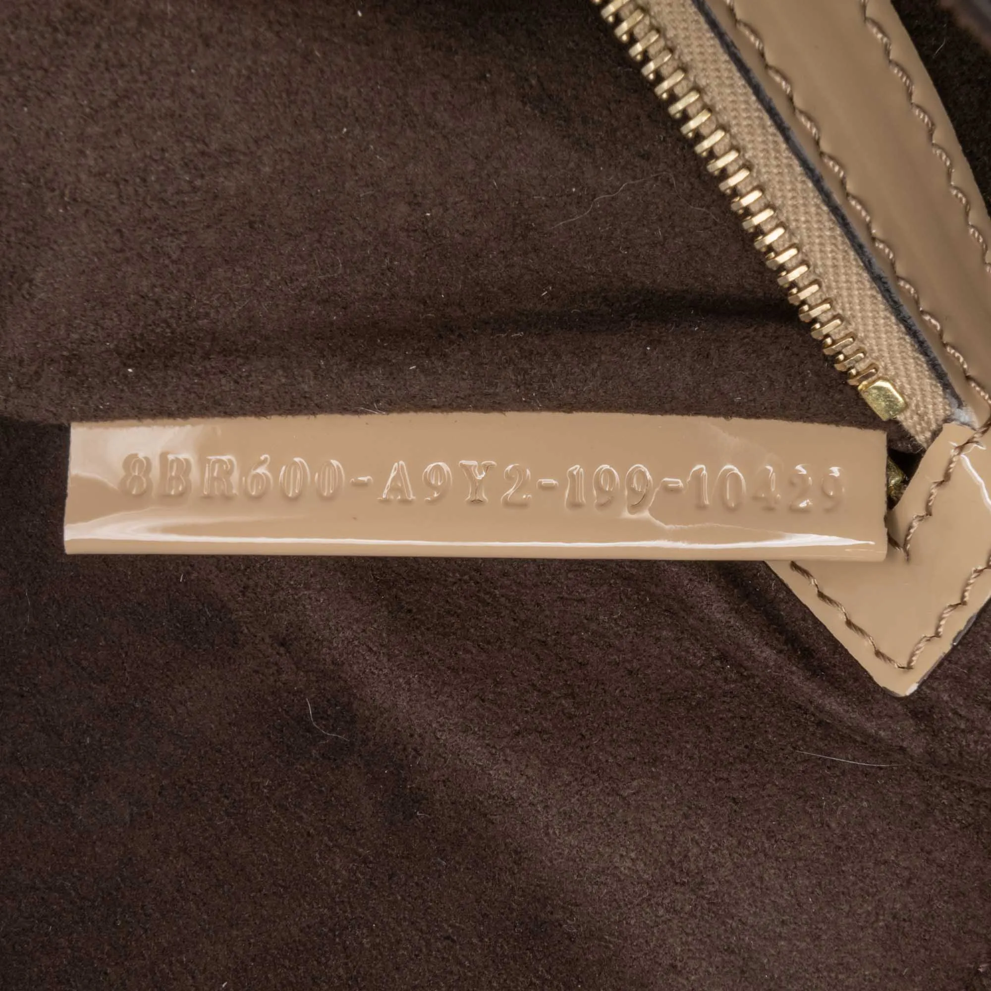 Fendi Shearling Pequin Baguette Satchel
