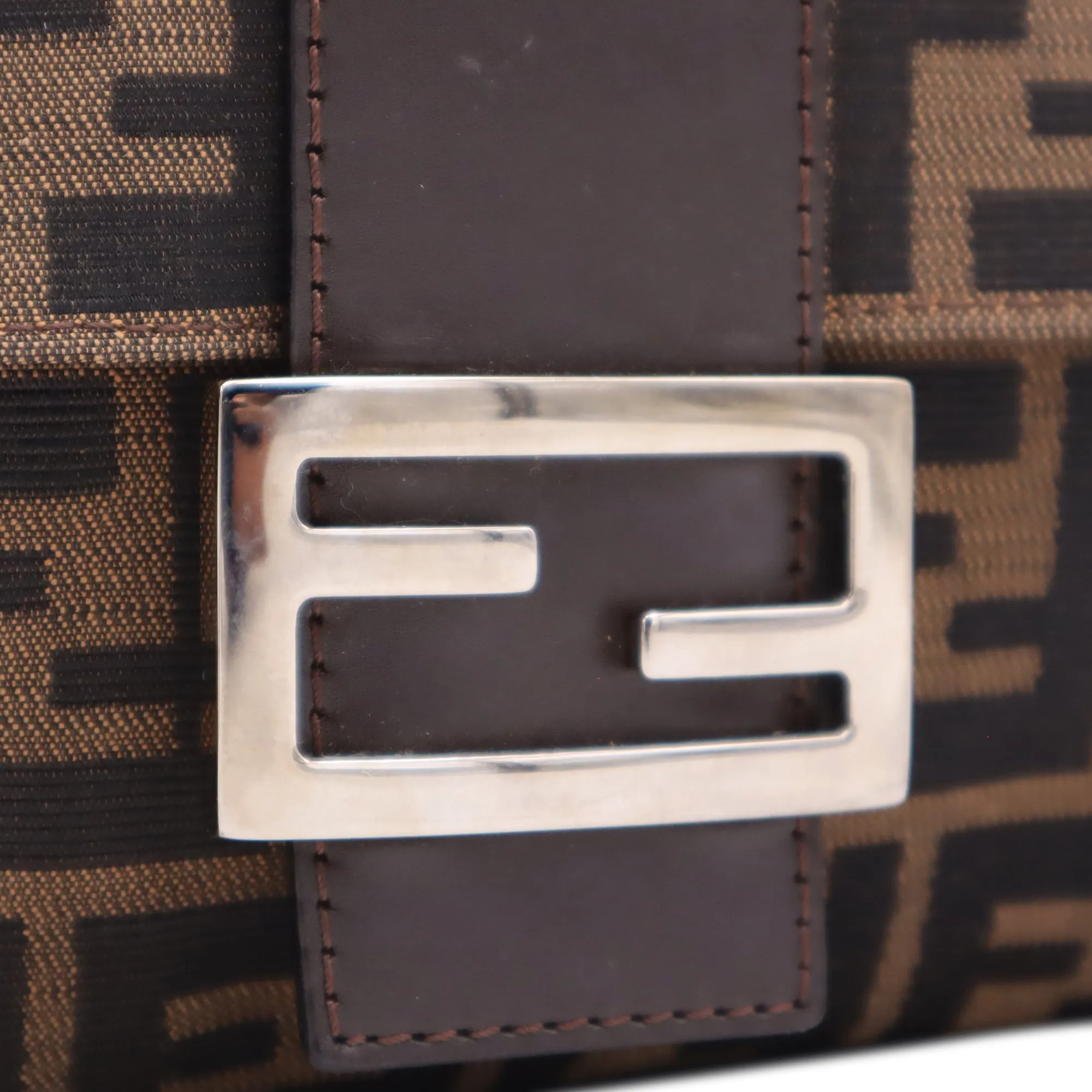 Fendi Zucca Canvas Mamma Bucket Shoulder Bag