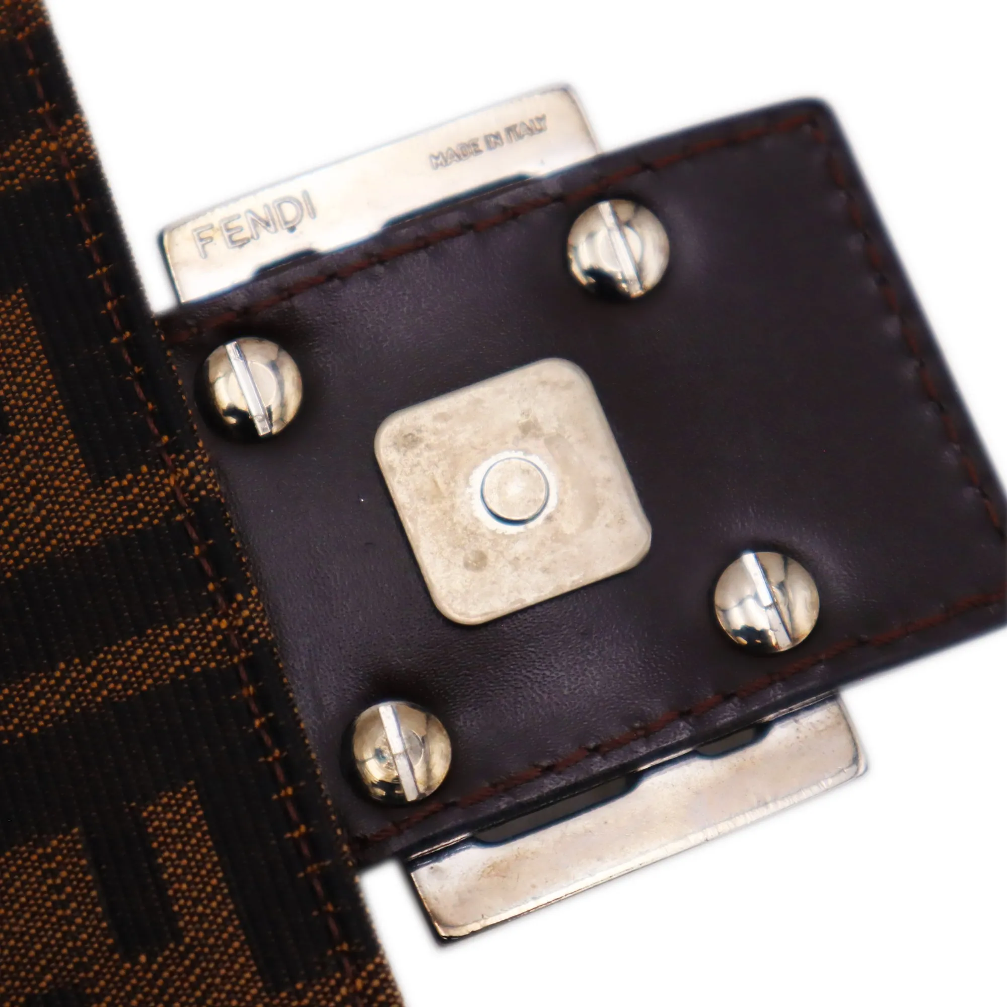 Fendi Zucca Canvas Mamma Bucket Shoulder Bag