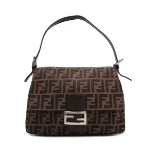 Fendi Zucca Canvas Mamma Bucket Shoulder Bag