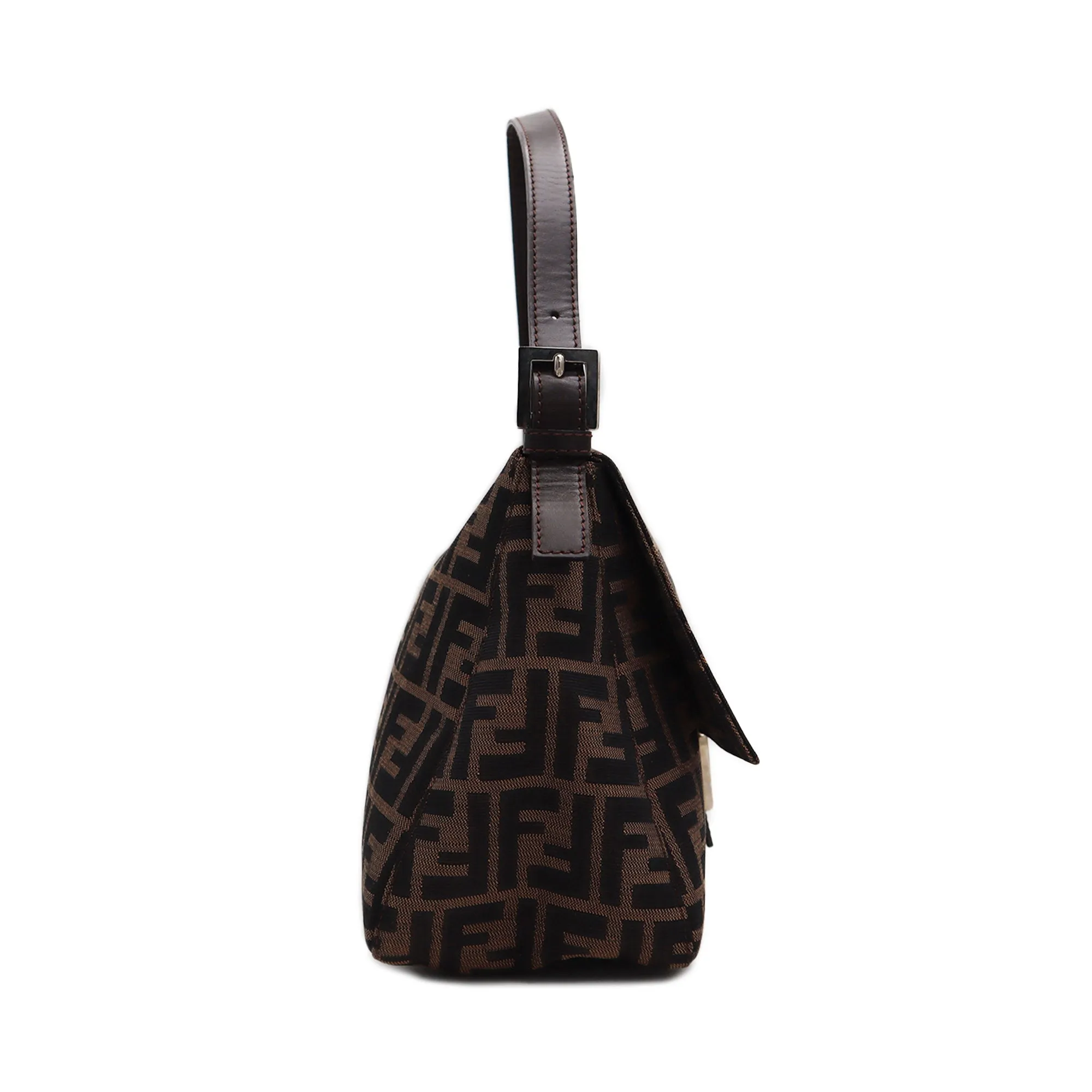 Fendi Zucca Canvas Mamma Bucket Shoulder Bag