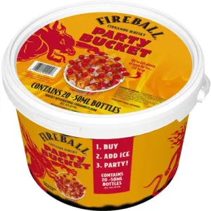 Fireball Party Bucket 20 pices 50 ml