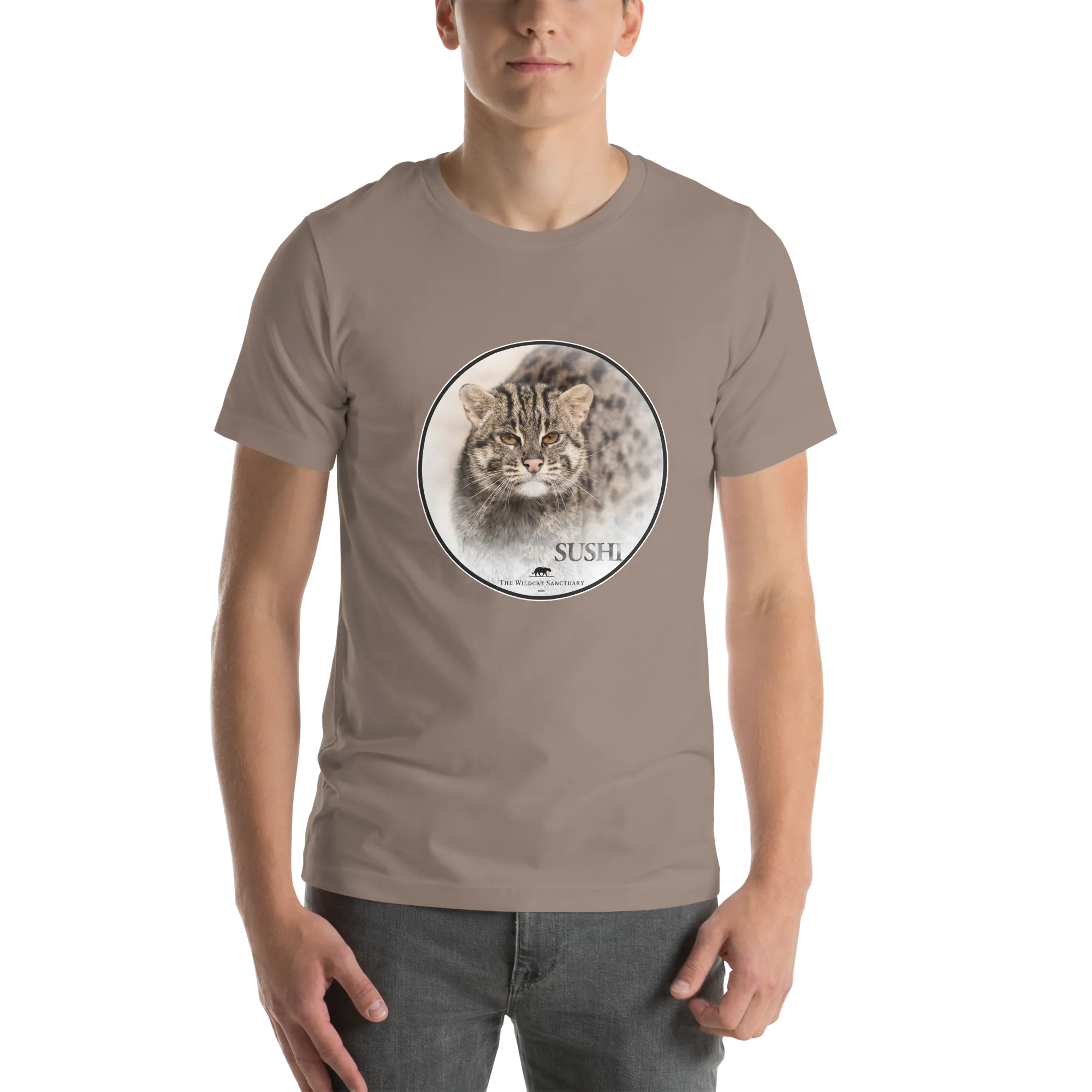 Fishing Cat Sushi Short Sleeve T-Shirt