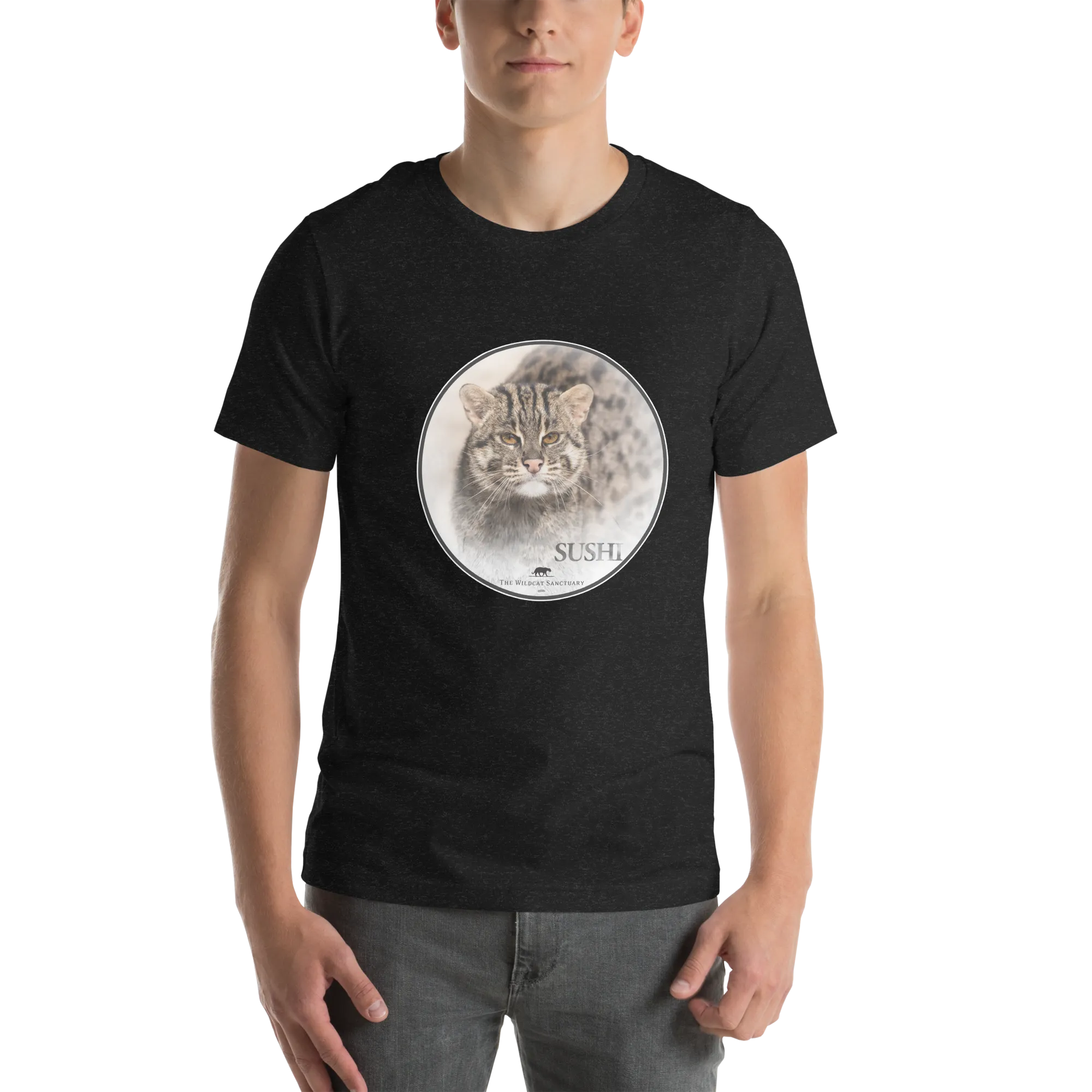 Fishing Cat Sushi Short Sleeve T-Shirt