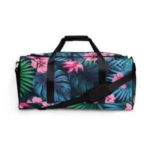 Floral Print Duffel Bag