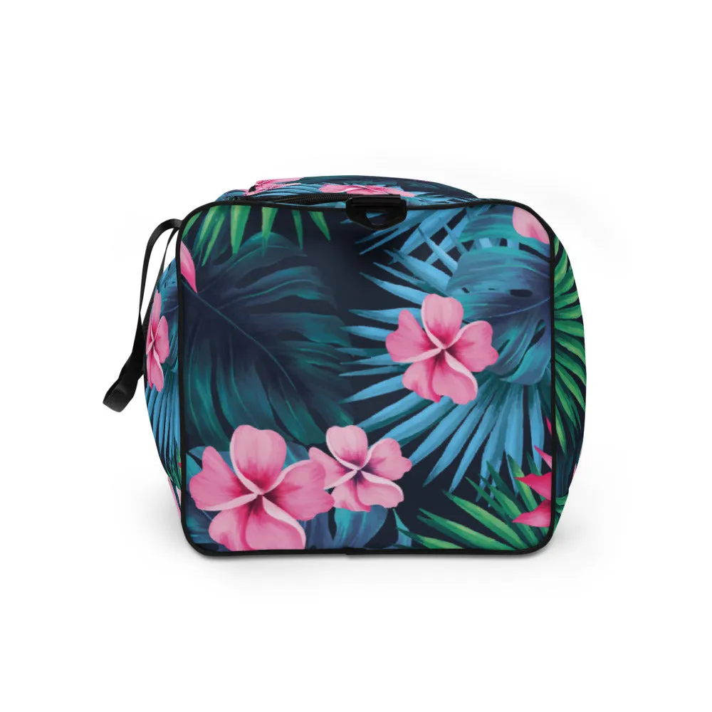 Floral Print Duffel Bag