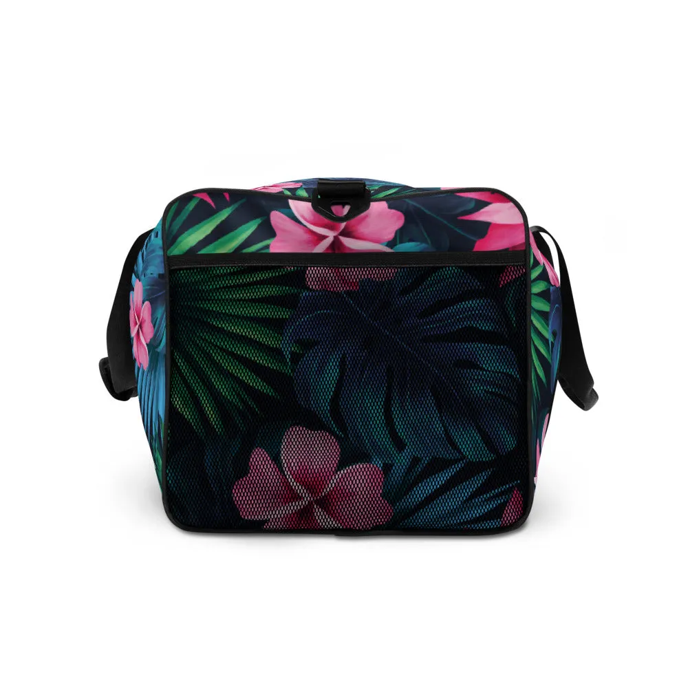 Floral Print Duffel Bag