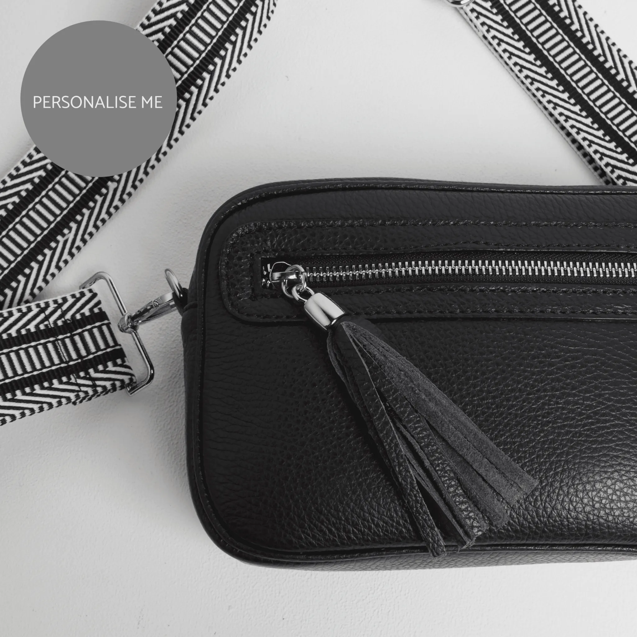 Florence Crossbody Bag in Black