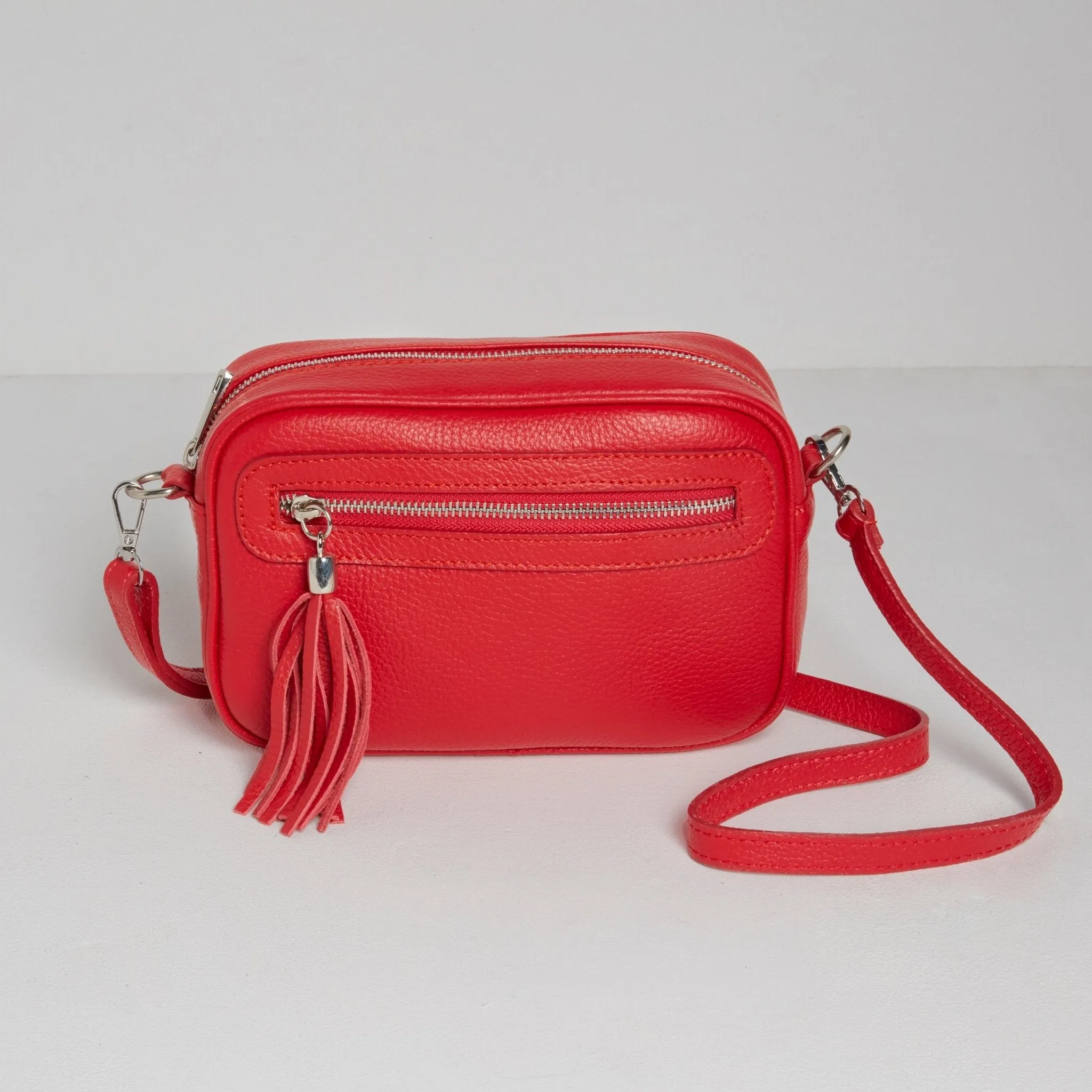 Florence Crossbody Bag in Red