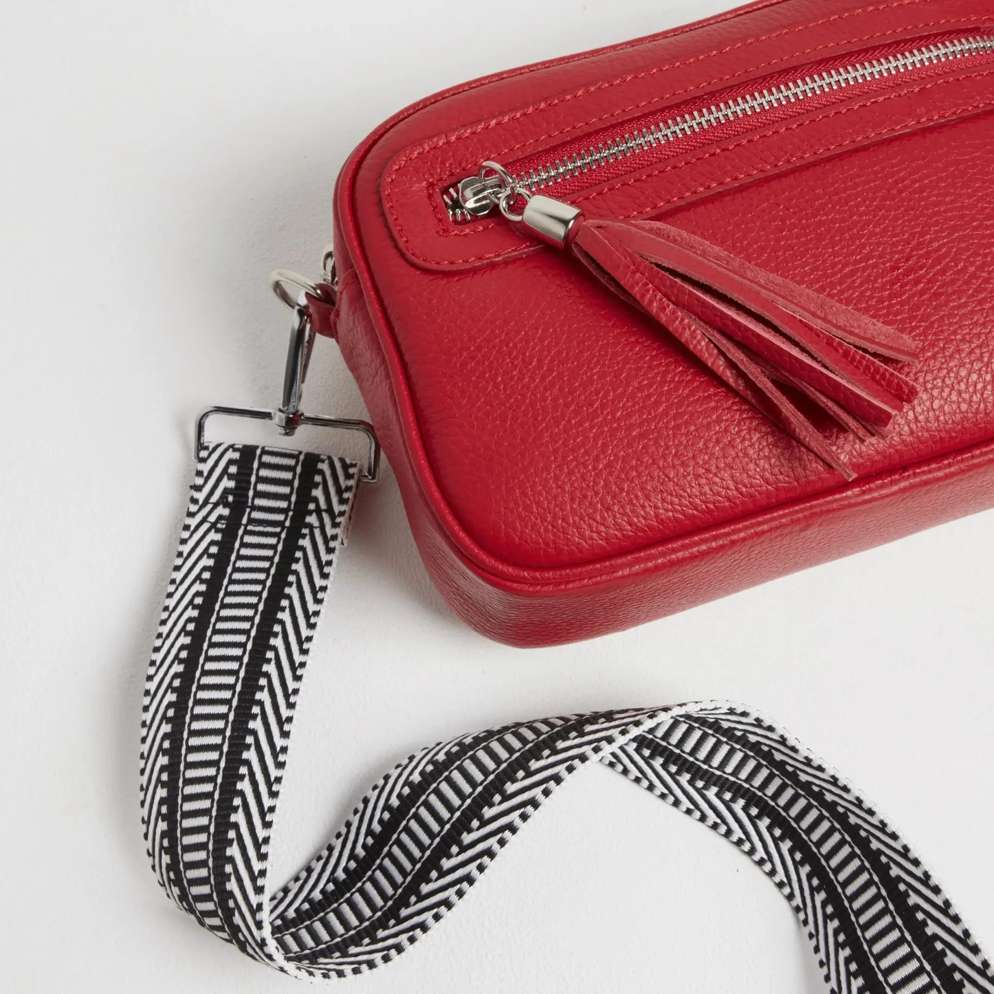 Florence Crossbody Bag in Red