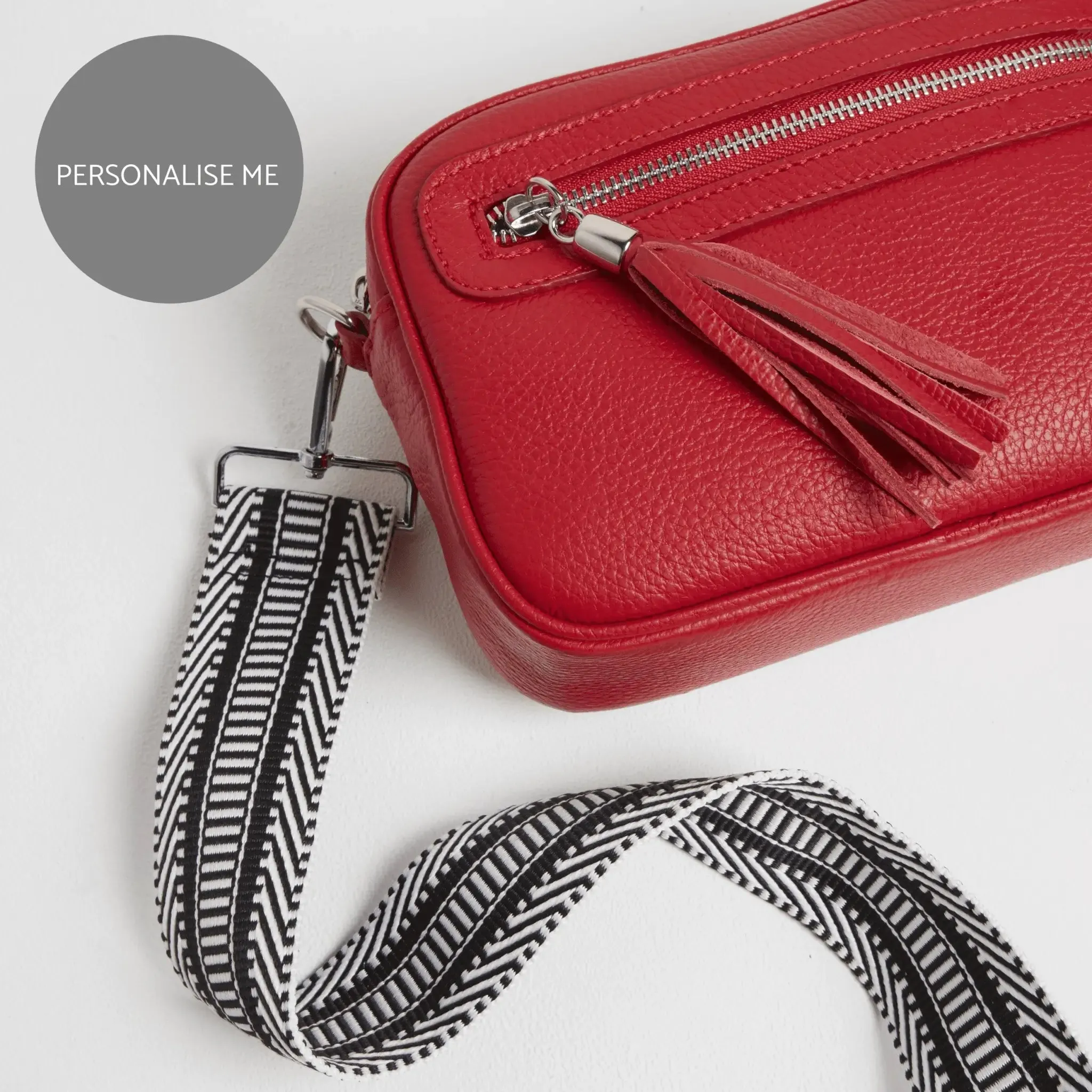 Florence Crossbody Bag in Red