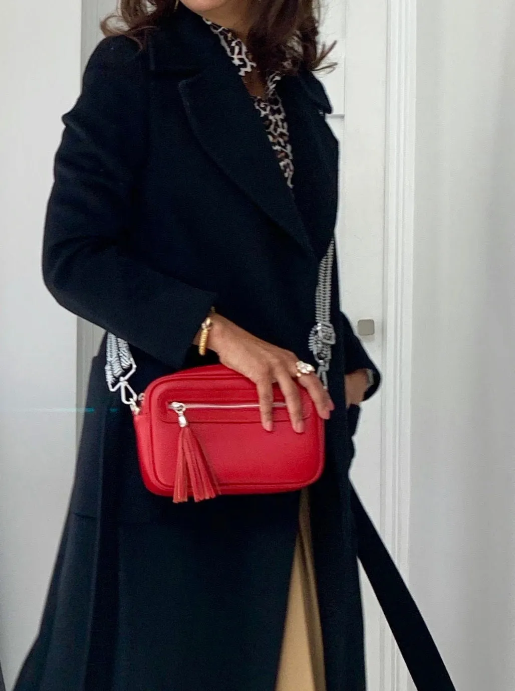 Florence Crossbody Bag in Red