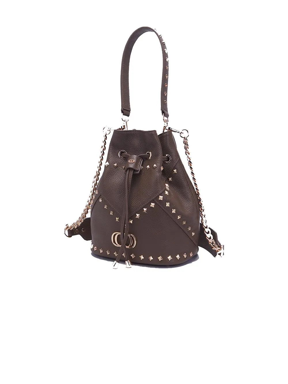 Frivolous Ginger Bucket Tumbled Leather - Mud
