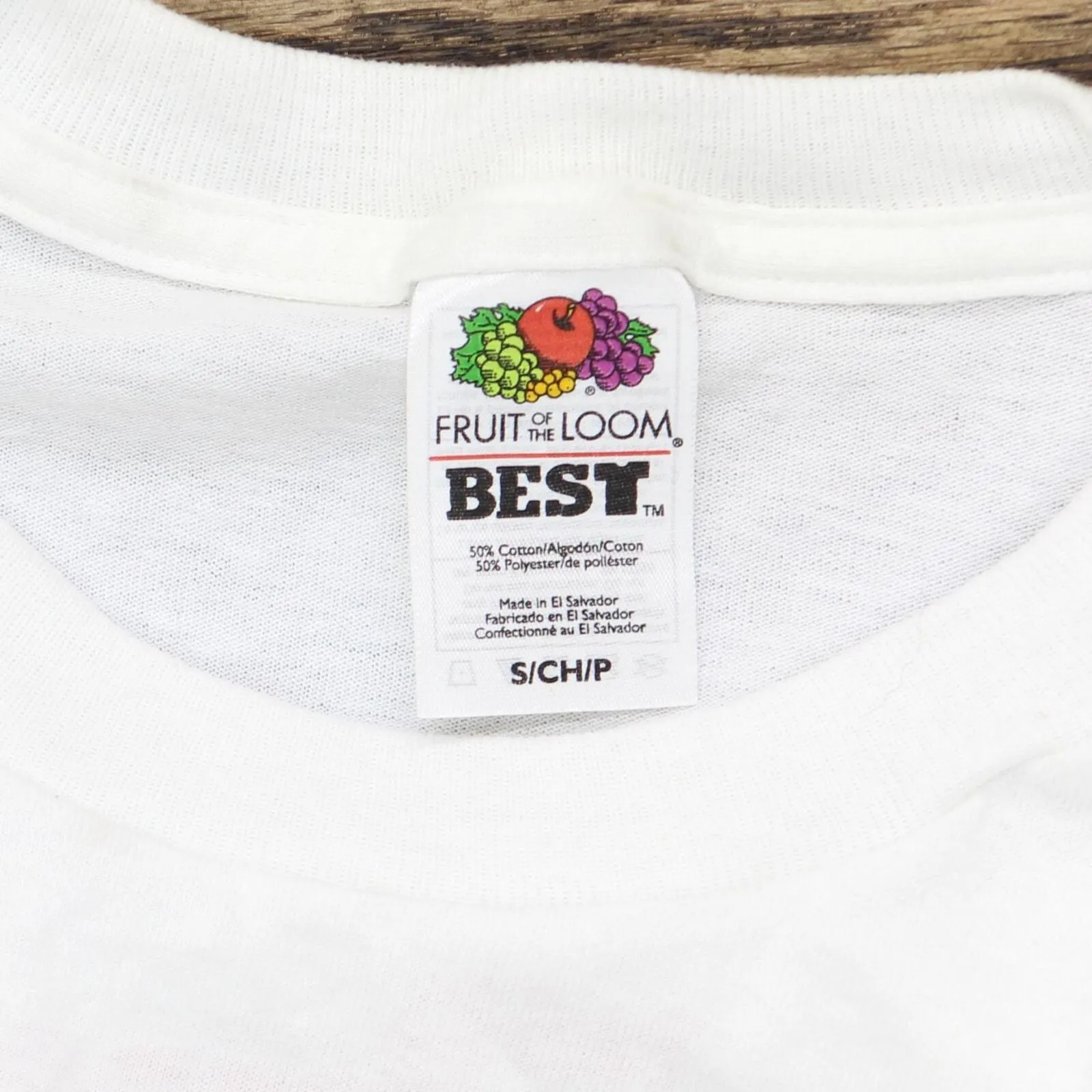Fruit of the Loom Mens Vintage Best Miller Graphic T-Shirt Tee White S