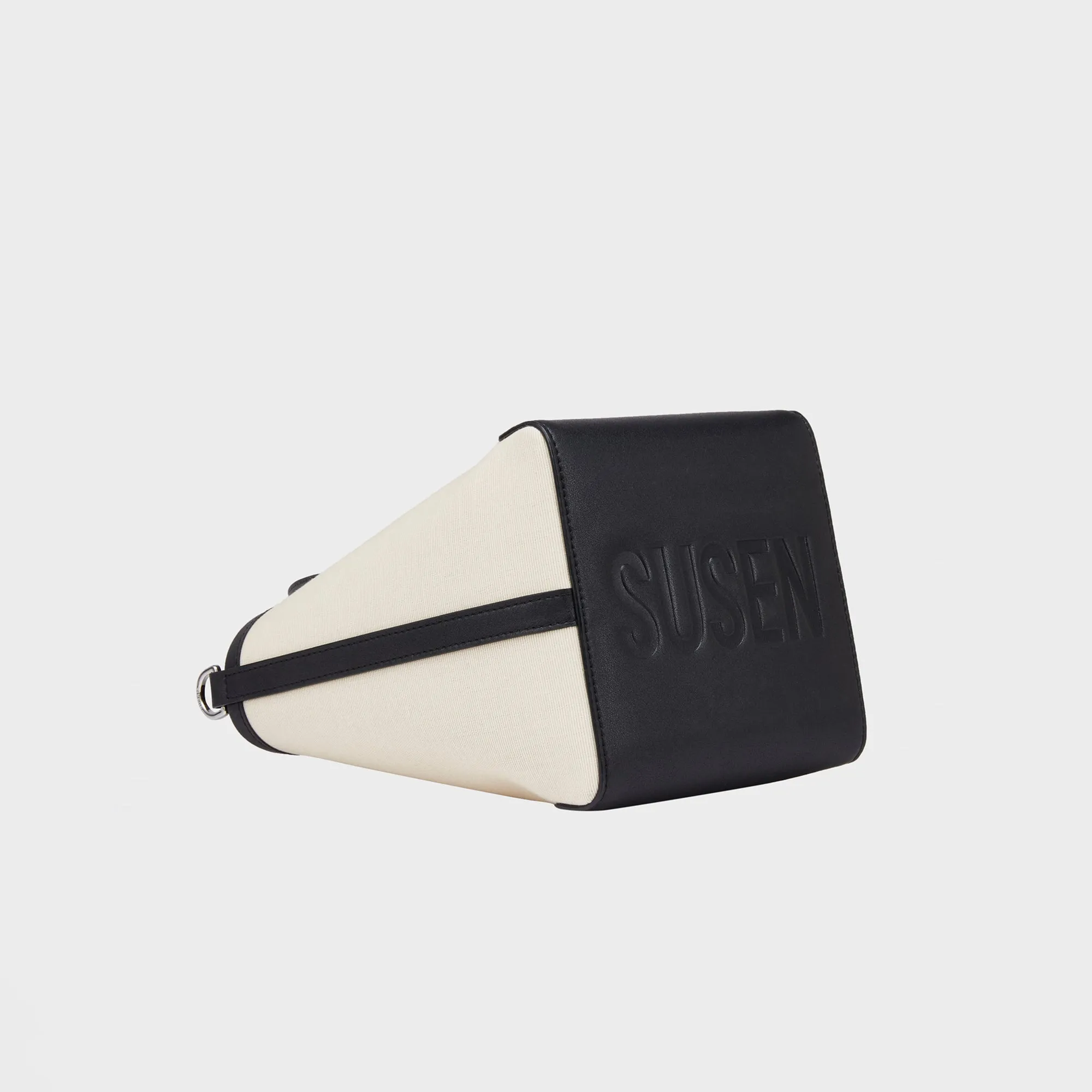 Gabriel Canvas Bucket Bag - Beige