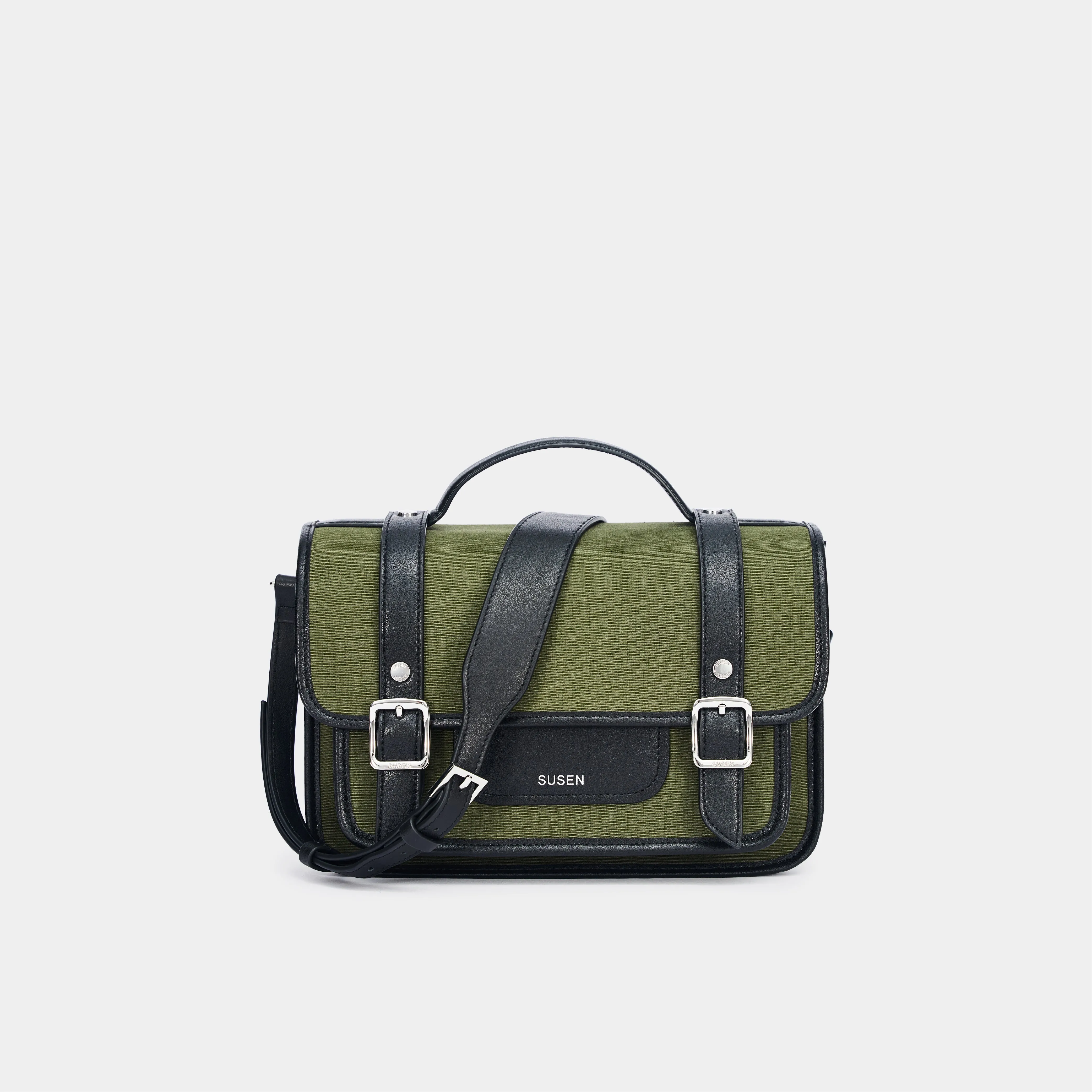 Gabriel Canvas Cambridge Bag - Military Green