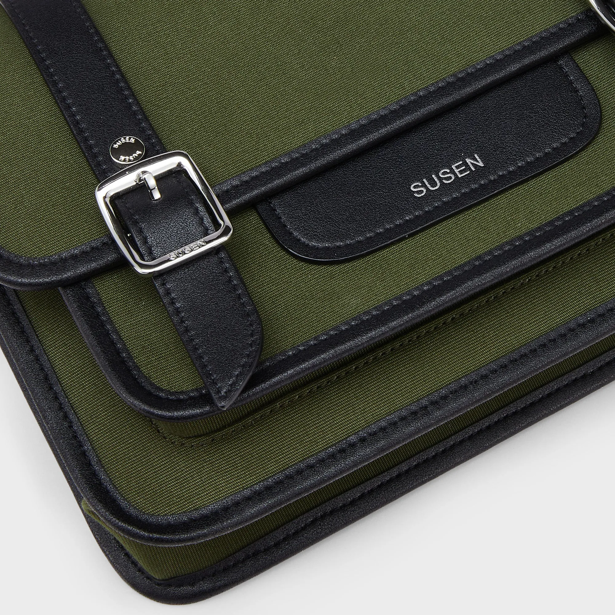 Gabriel Canvas Cambridge Bag - Military Green