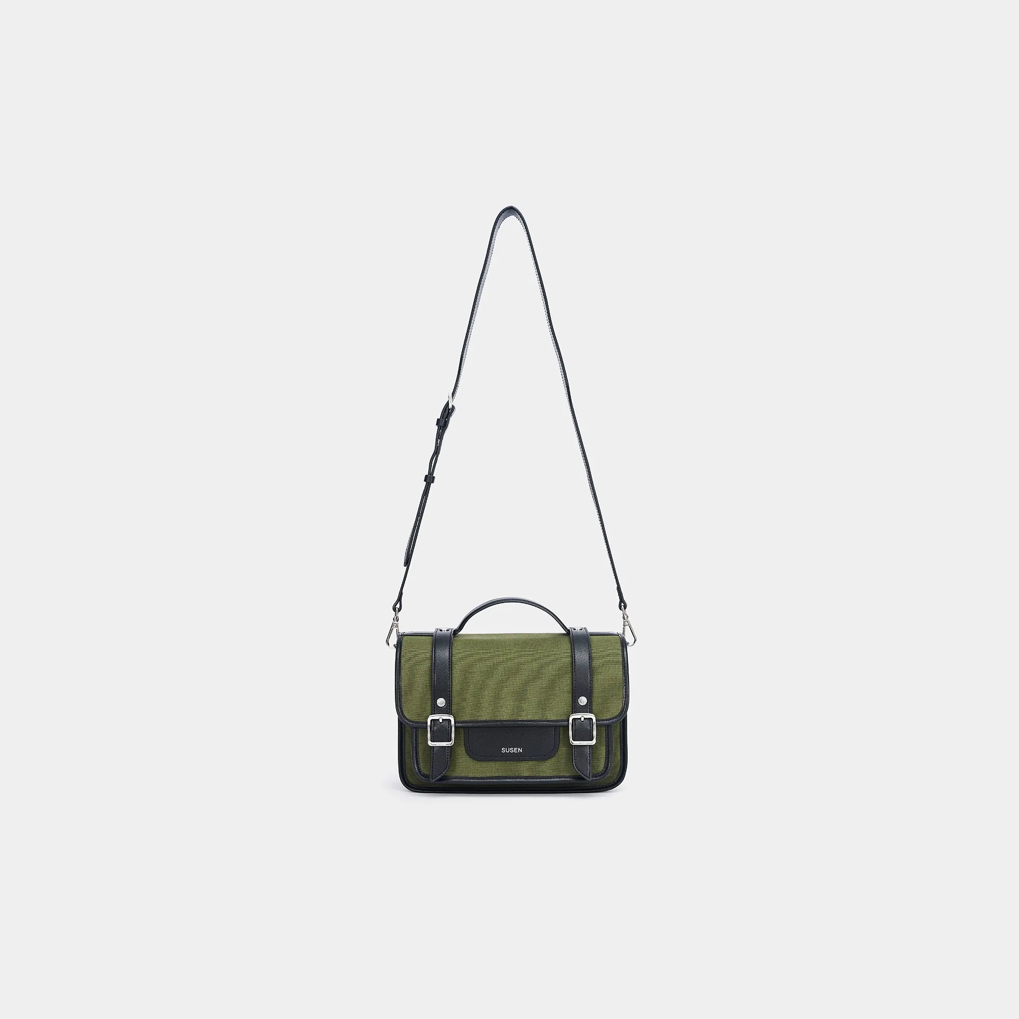 Gabriel Canvas Cambridge Bag - Military Green