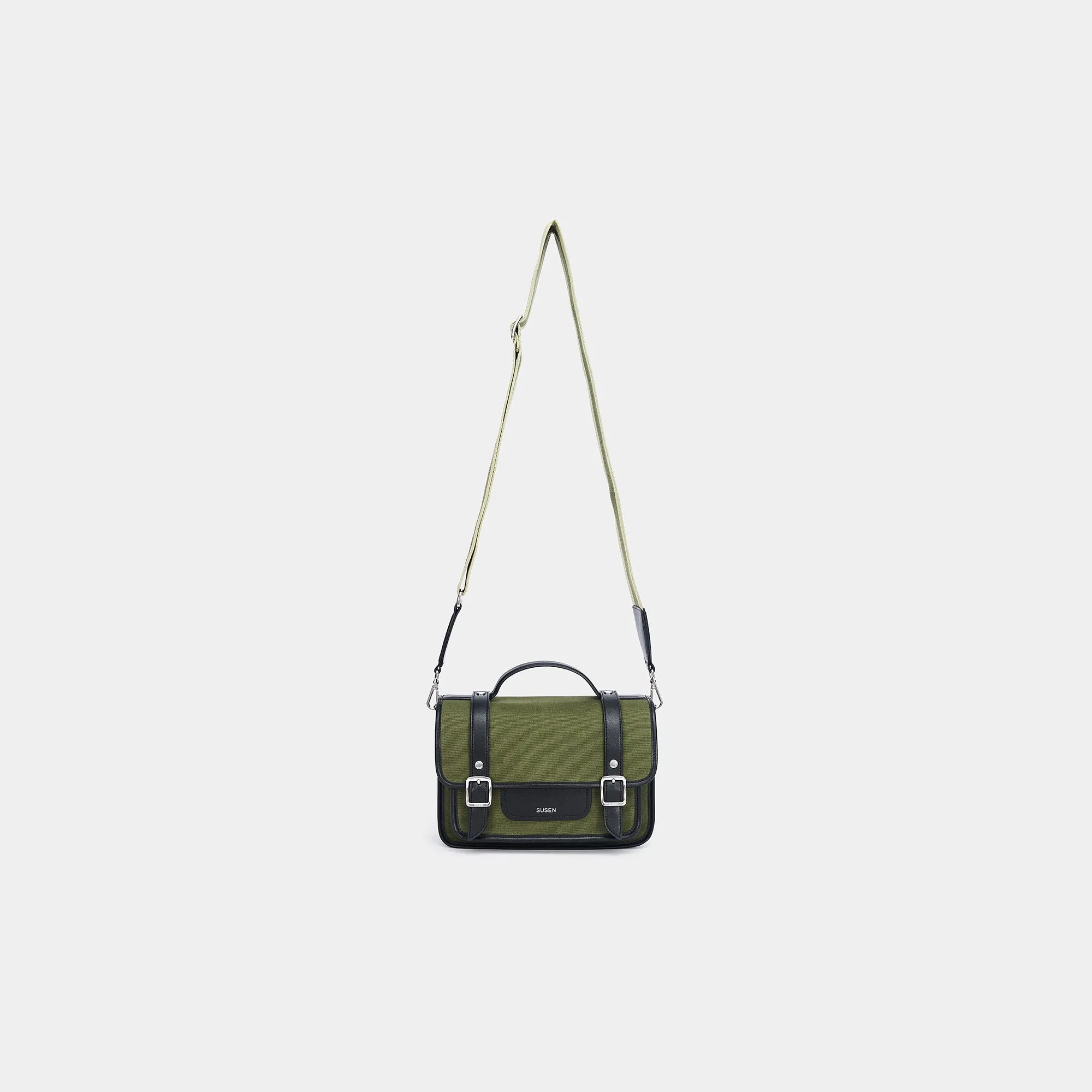 Gabriel Canvas Cambridge Bag - Military Green