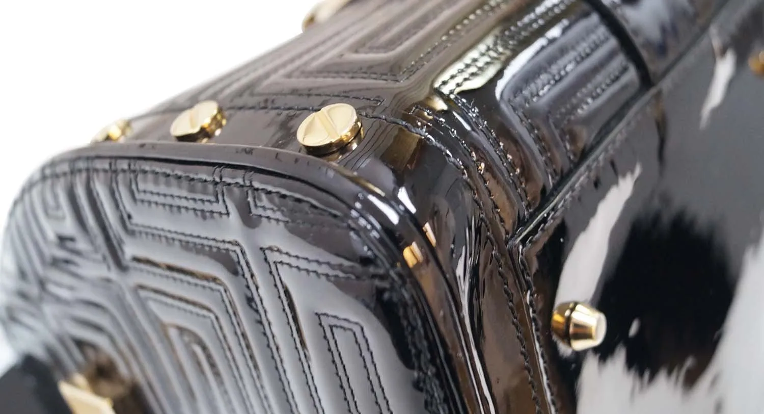 Gianni Versace Patent Leather Couture MADONNA Snap Out Of It Bag
