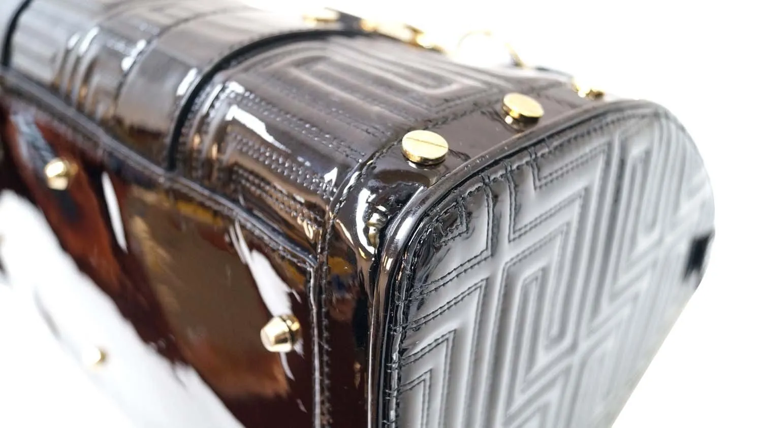 Gianni Versace Patent Leather Couture MADONNA Snap Out Of It Bag