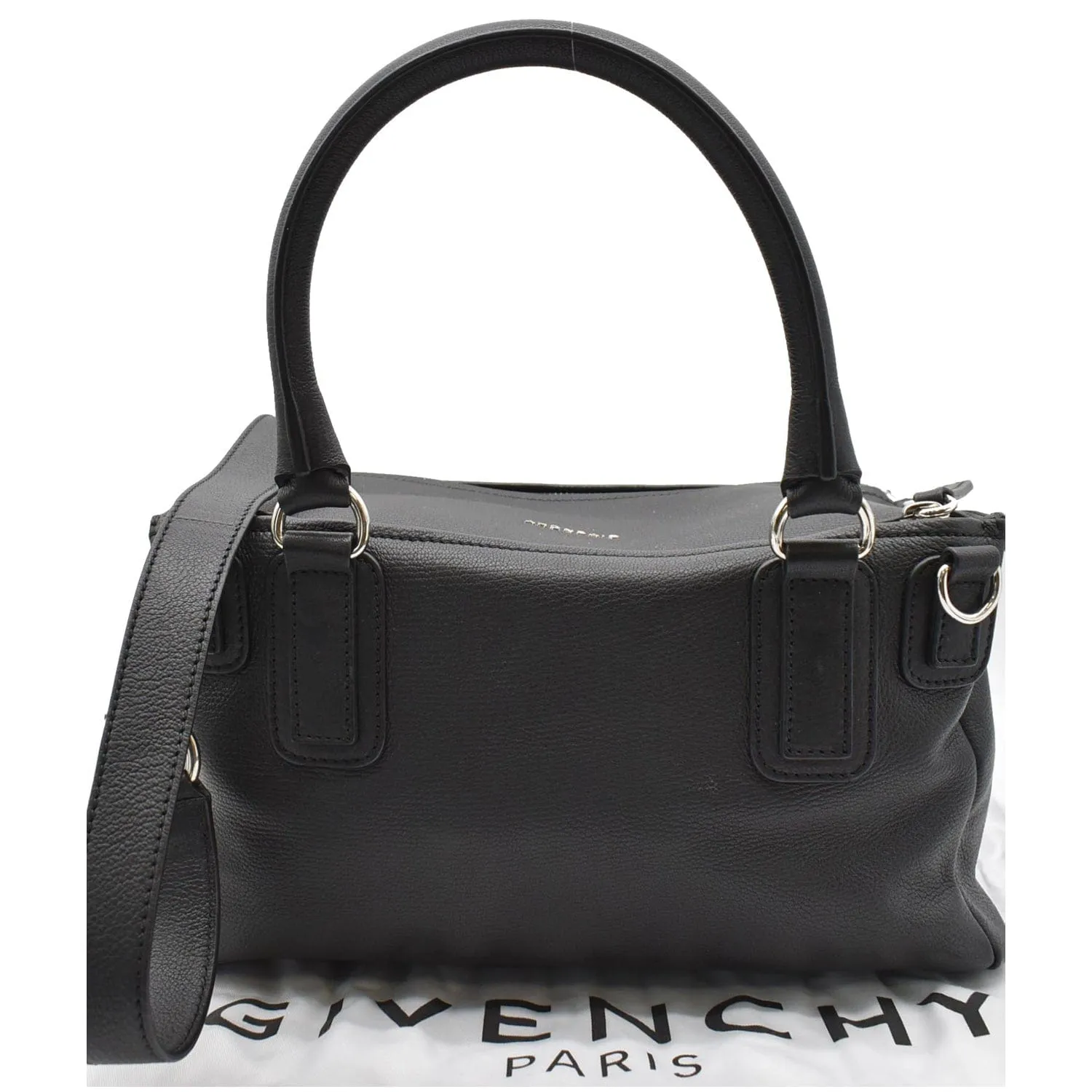 GIVENCHY Pandora Leather Shoulder Bag Black