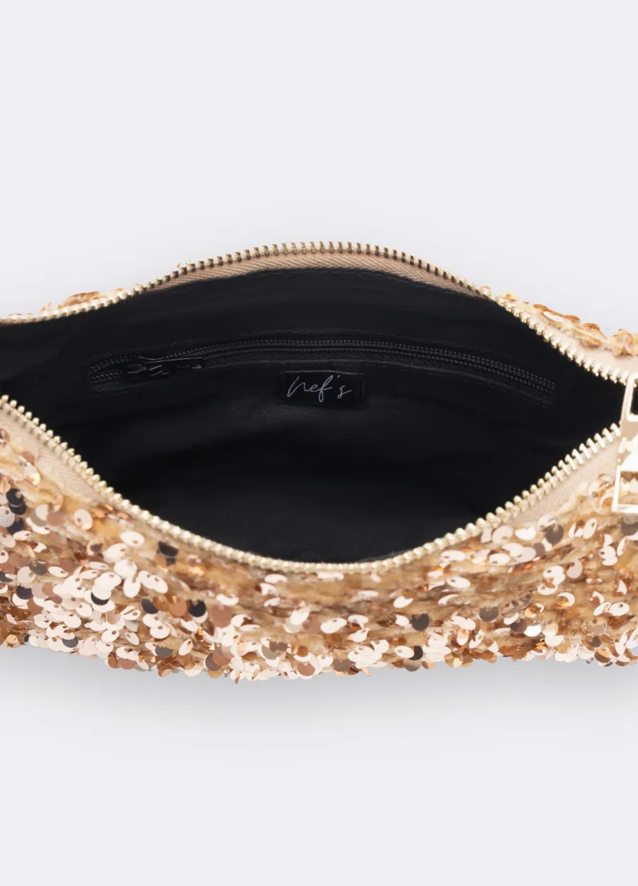 GLITZ BAG - LIGHT GOLD