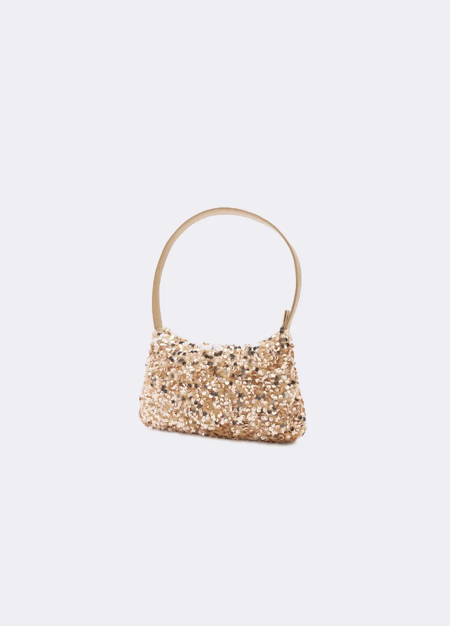 GLITZ BAG - LIGHT GOLD