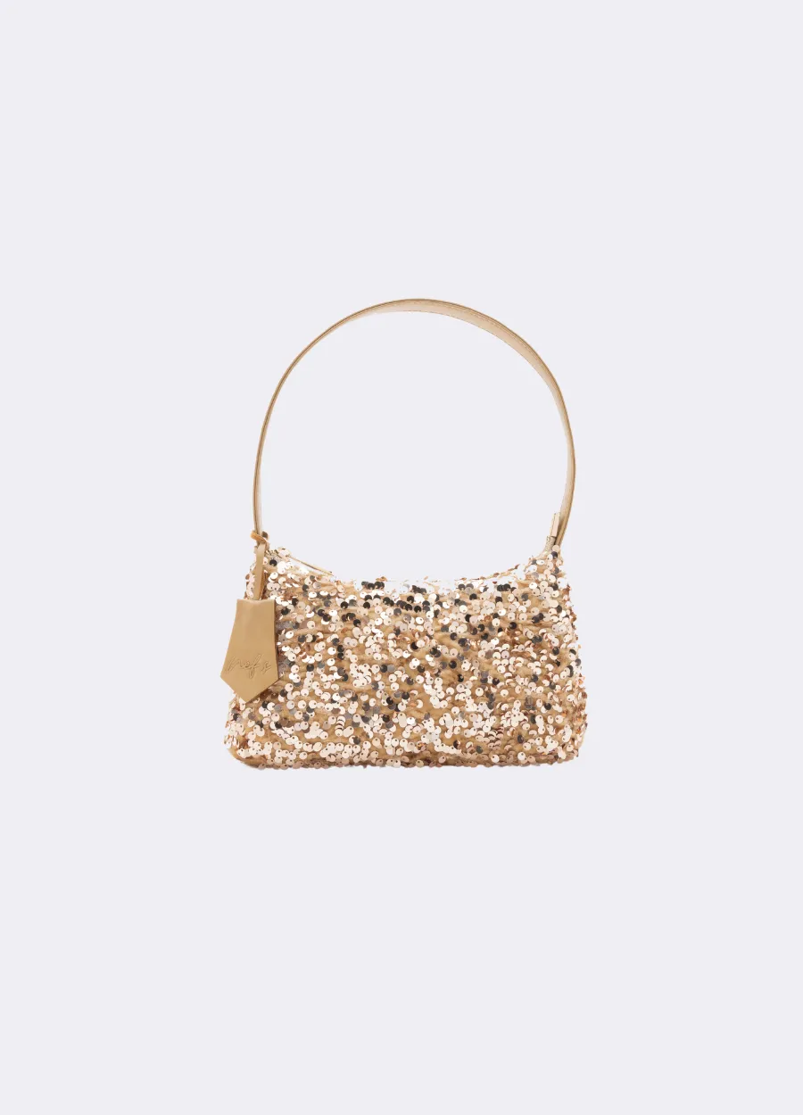 GLITZ BAG - LIGHT GOLD