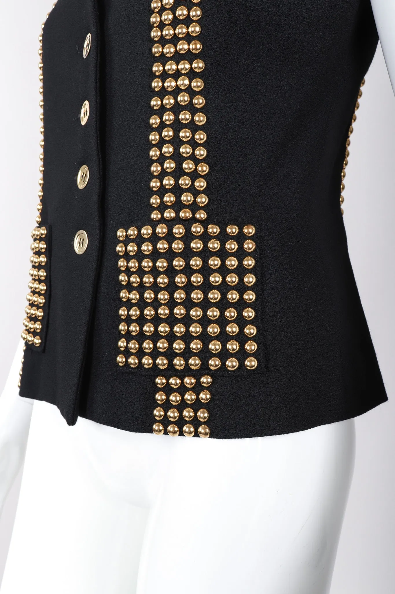 Gold Studded Vest
