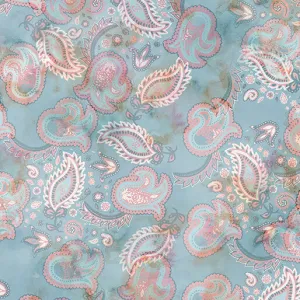 Gone Country by Benartex - Paisley Twilight Blue by the yard 3490