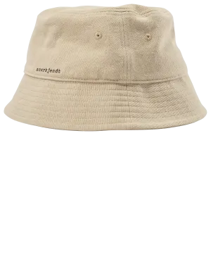 Gorro Bucket Akbøllehat canvas - brown rice
