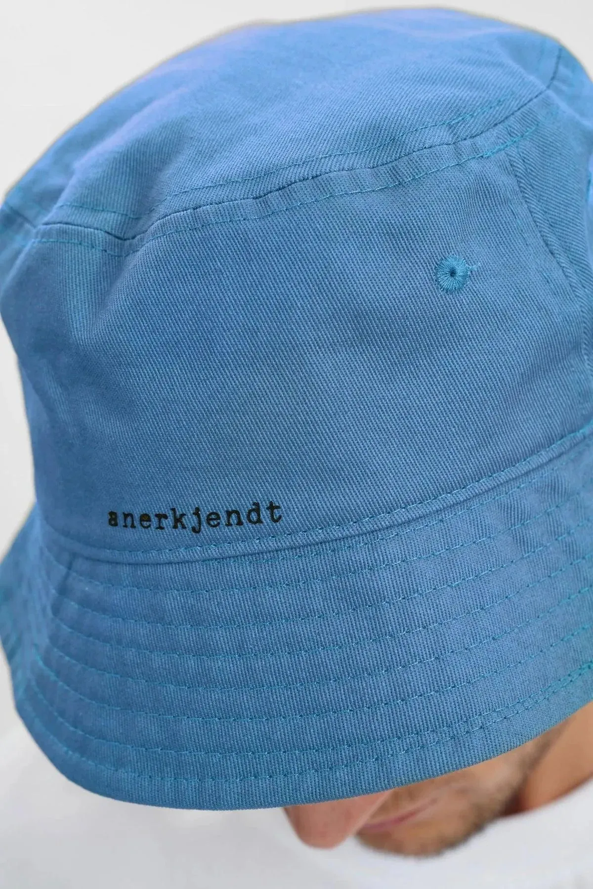 Gorro Bucket Akbøllehat canvas cornet blue