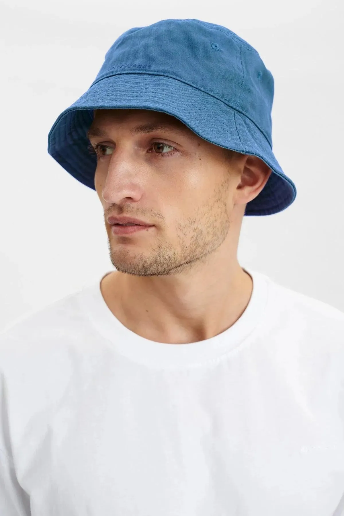 Gorro Bucket Akbøllehat canvas cornet blue