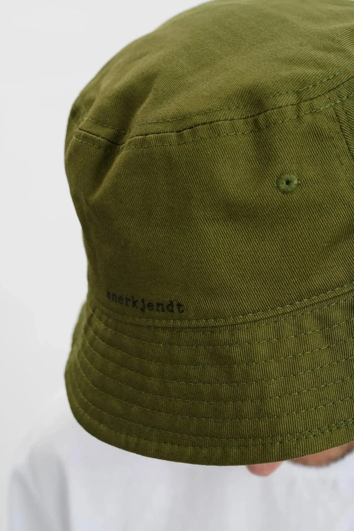 Gorro Bucket Akbøllehat canvas olivine