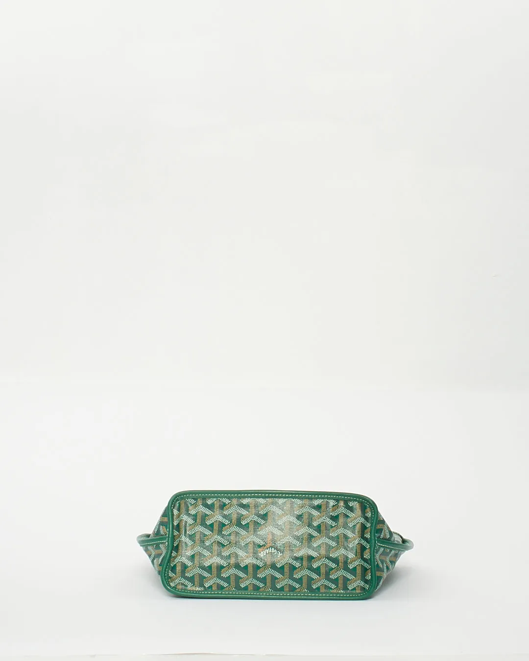 Goyard Green Canvas Reversible Anjou Mini Bag