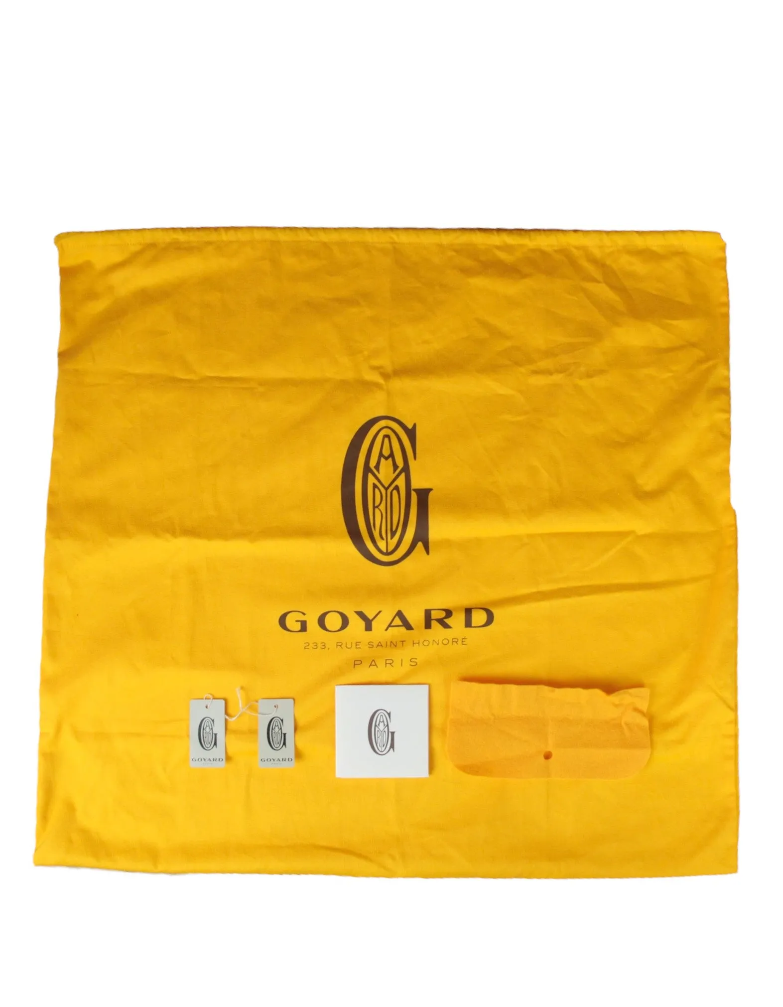 Goyard Navy Canvas/ Leather Reversible Anjou PM Tote Bag