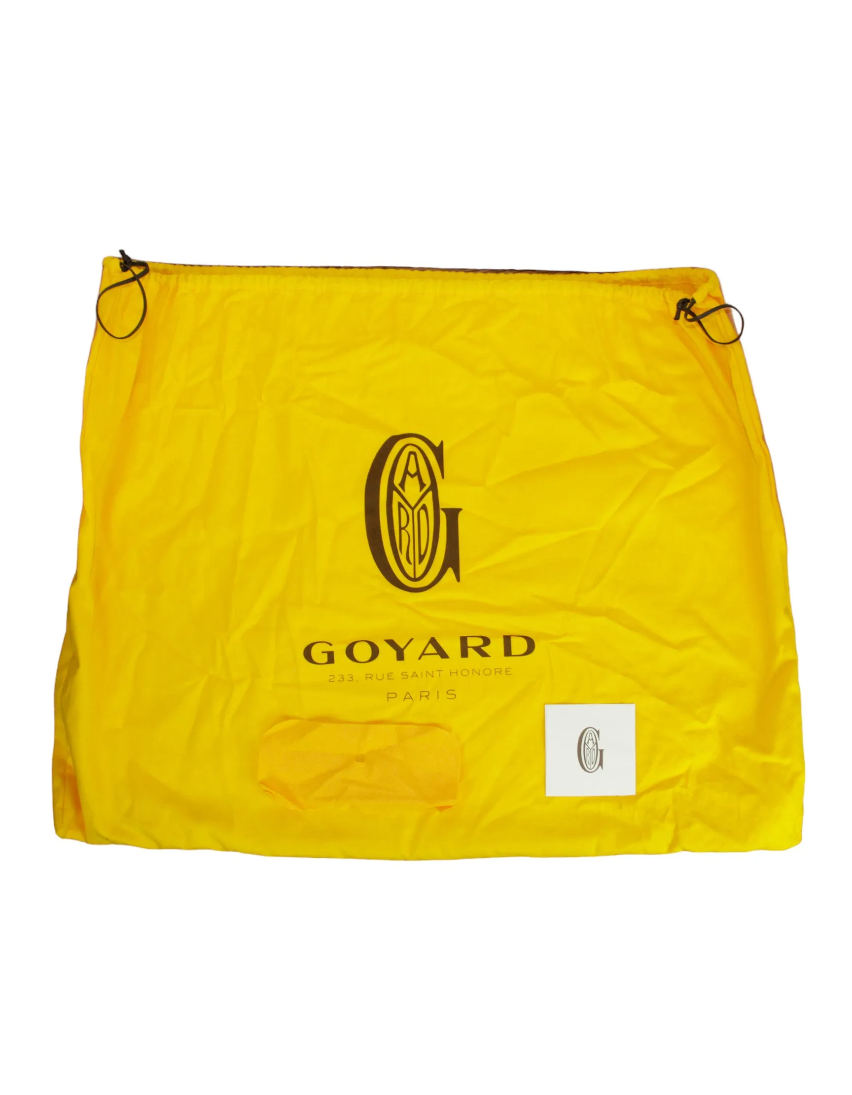 Goyard Orange Canvas/ Leather Reversible Anjou GM Tote