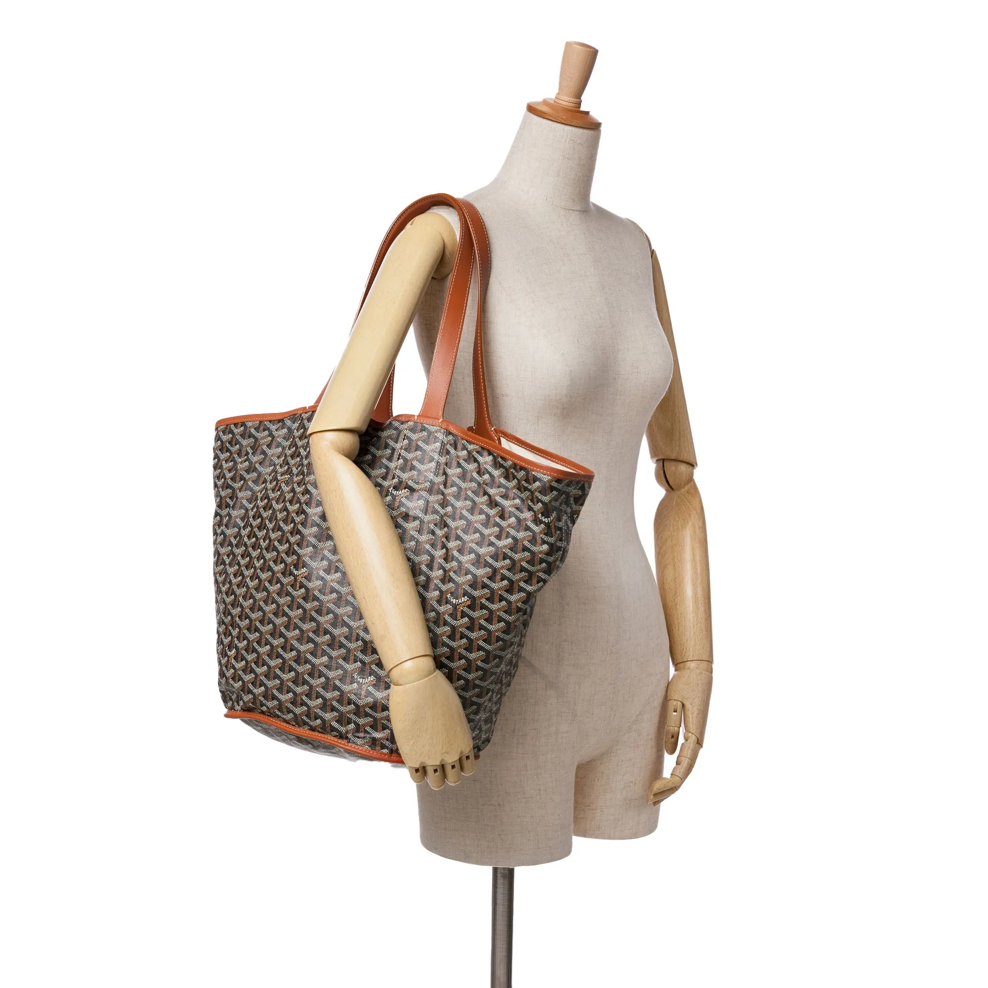 Goyardine Reversible Belharra Tote