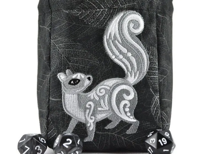 Gray Squirrel Dice Bag