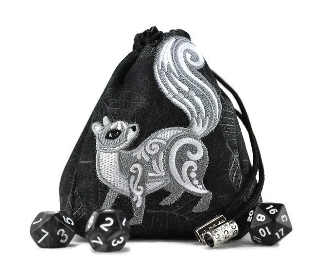 Gray Squirrel Dice Bag