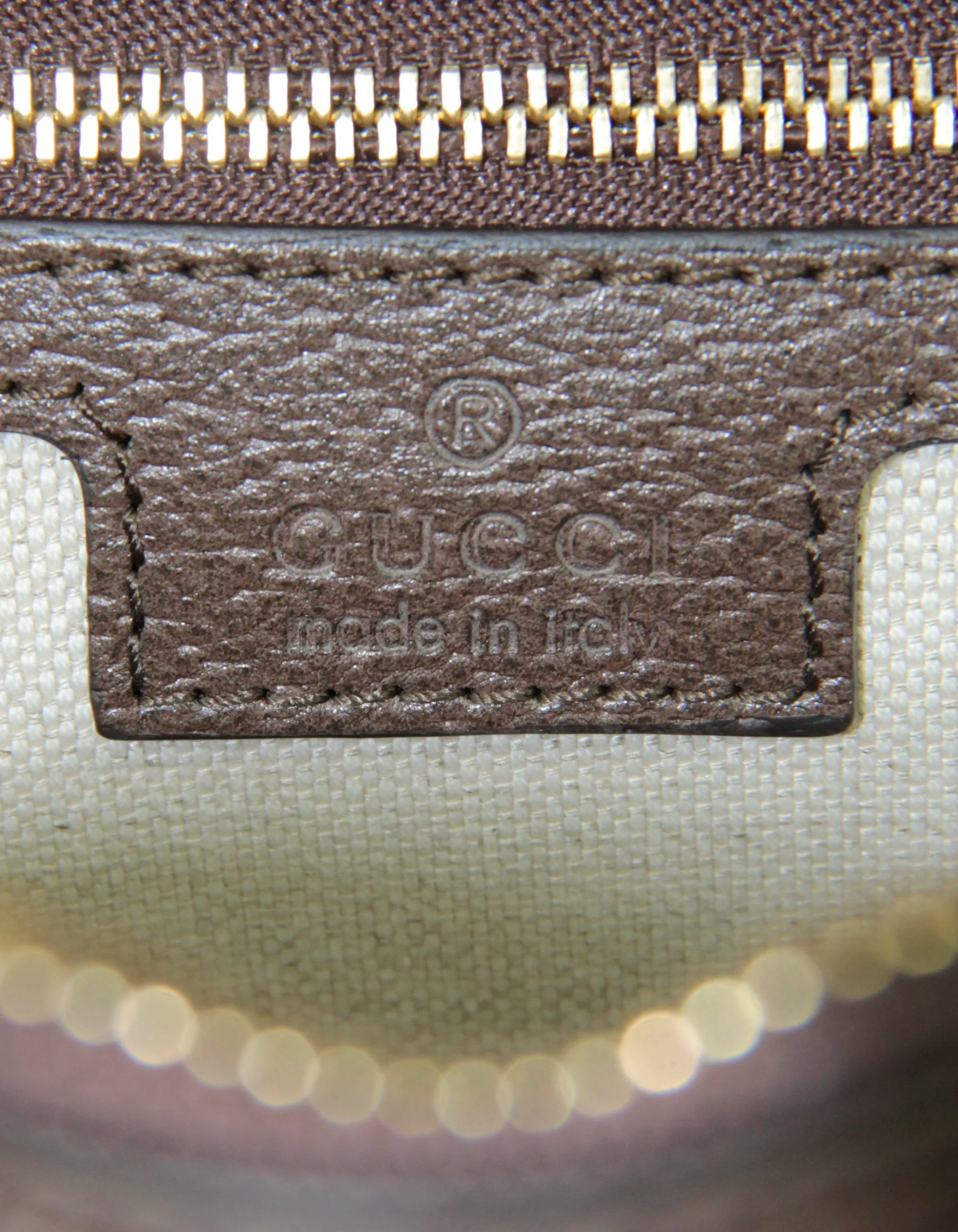Gucci Beige/Ebony Ophidia Mini GG Supreme Crossbody Shoulder Bag