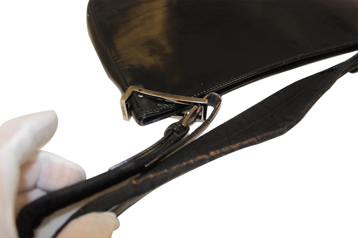 GUCCI Black Leather Hobo Shoulder Bag - Sale