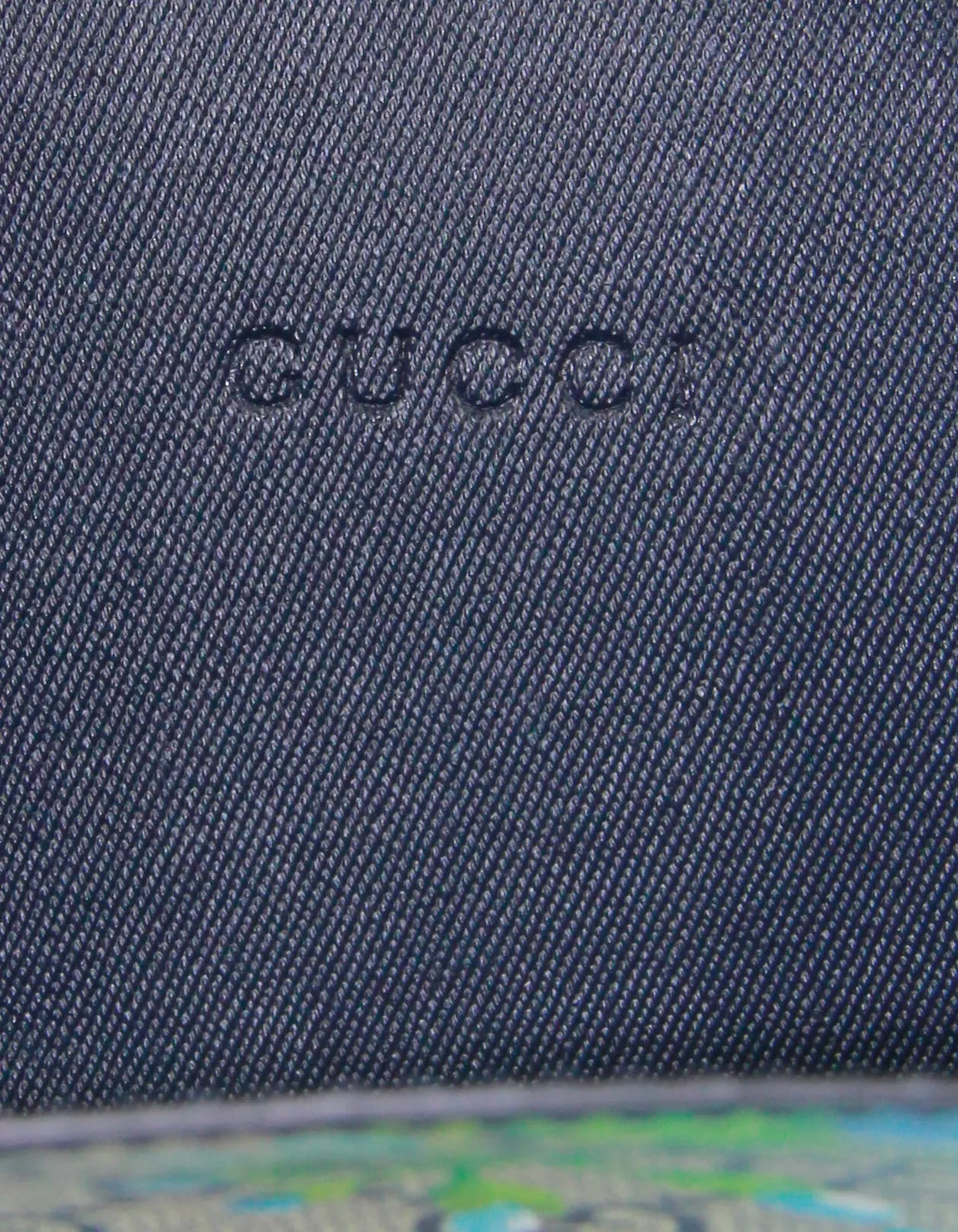 Gucci Blue Monogram Reversible GG Blooms Print Small Tote Bag